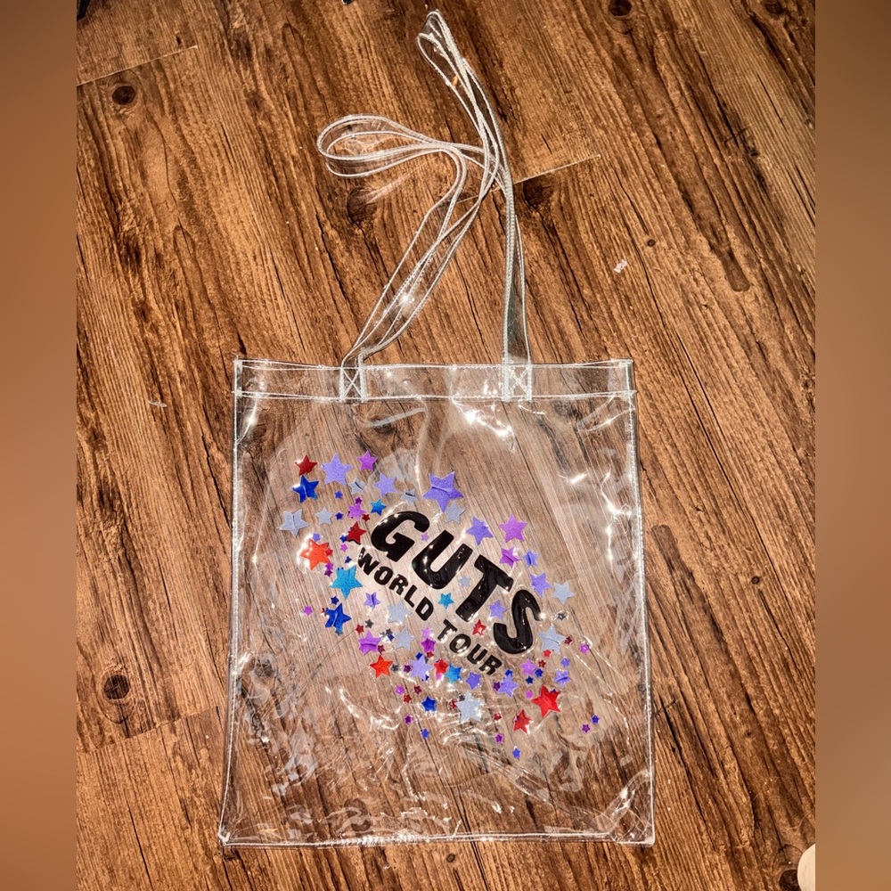 Olivia Rodrigo Guts World Tour Star Confetti Tote Bag
